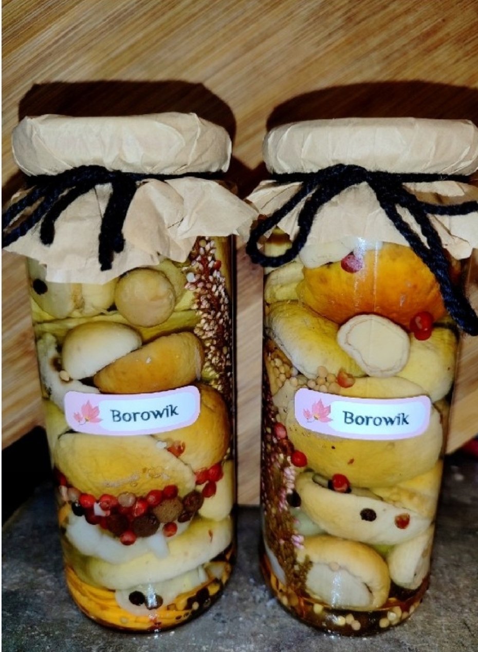 Borowik Marynowany w zalewie Miodowej 500 ml